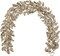 3 Pcs 6FT Christmas Garland Champagne Gold Glittered Artificial Holly Leaves for Mantle Christmas Tree Decorations Indoor Outdoor Hanging Garland Ornaments Garden Door Wall Window Stair Home Decor